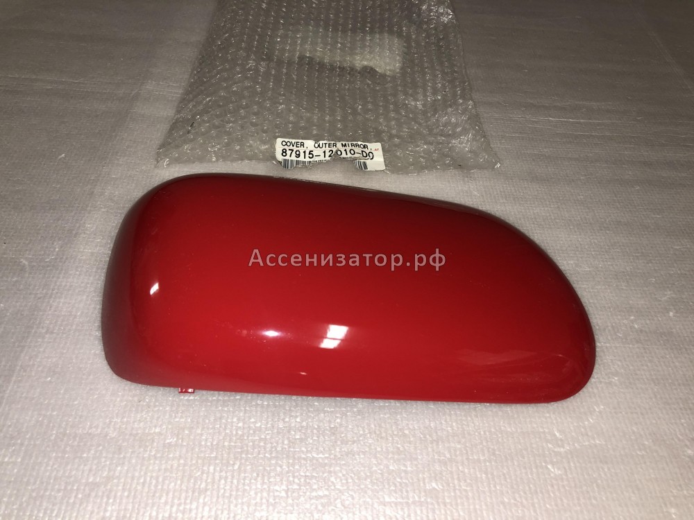 Корпус зеркала наружный красный TOYOTA COROLLA E120 8791512010D0