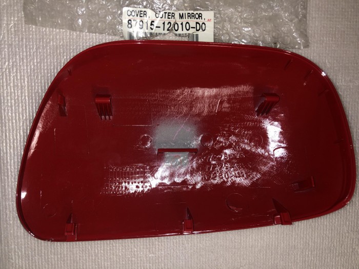 Корпус зеркала наружный красный TOYOTA COROLLA E120 8791512010D0