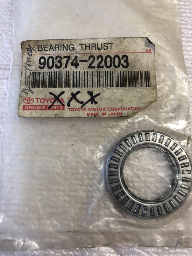 Подшипник упорный игольчатый промежуточного вала A245E TOYOTA 9037422003