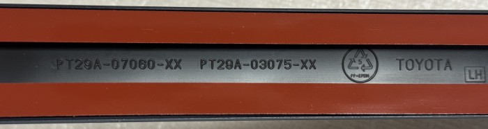 Накладки на двери левые TOYOTA Camry V40 PT29A07060LK